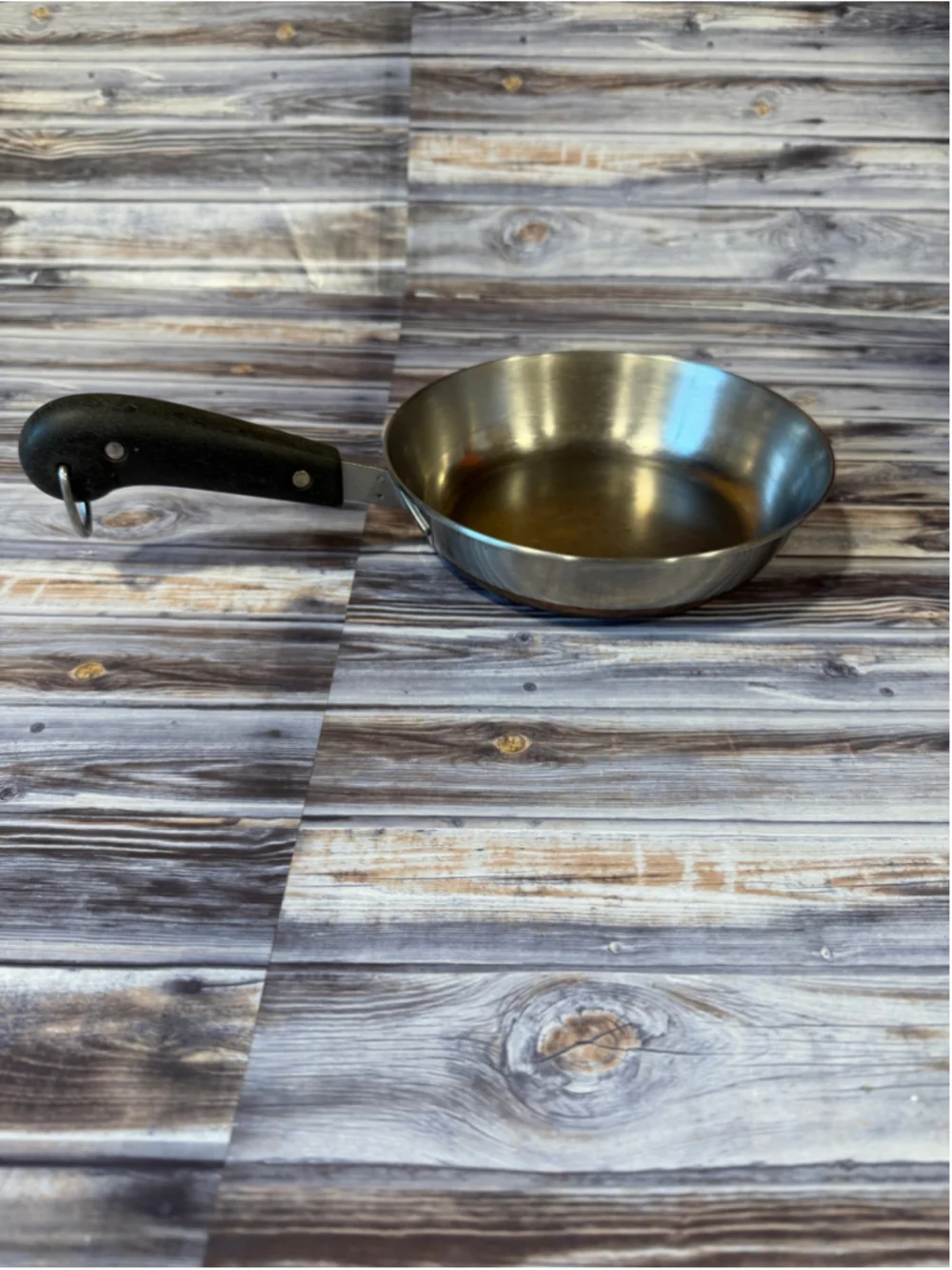 Revere ware copper bottom small 7 inch skillet made in the USA
